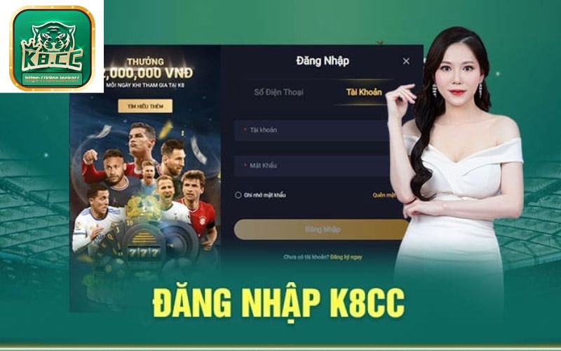 Các bước đăng nhập K8CC